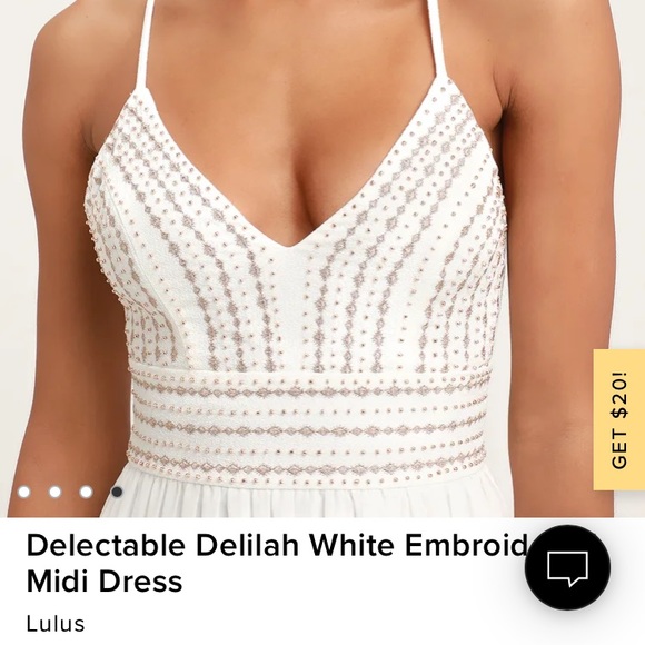 Lulus Dresses & Skirts - Lulus NWT Delilah Embroidered Dress NWT